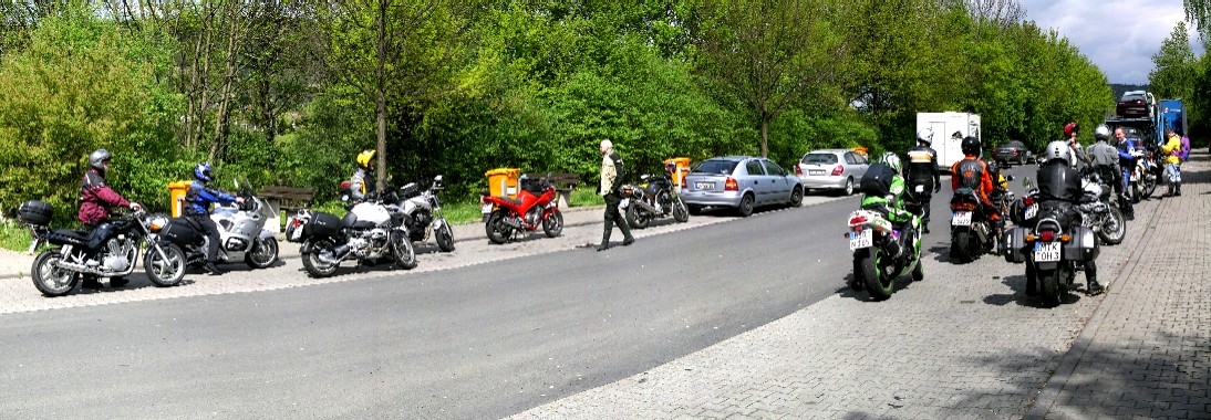 Abfahrt am Autobahnrastplatz Gelnhausen Ost